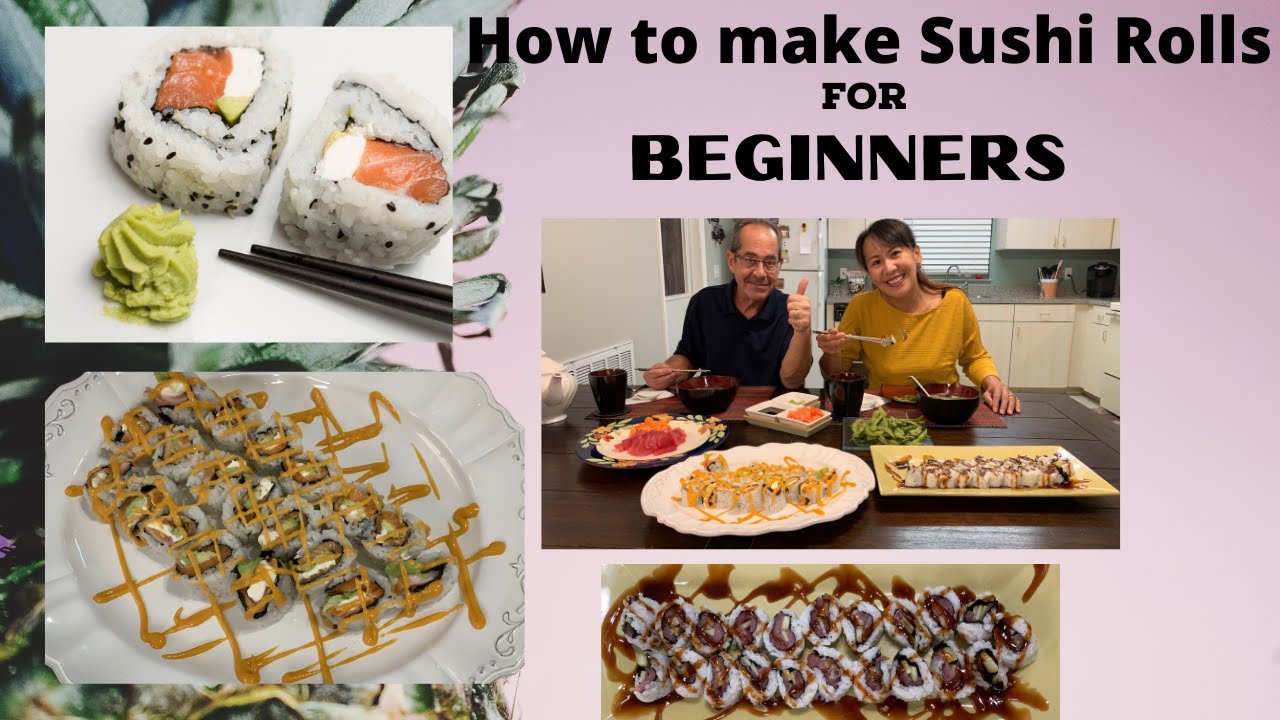 How to make Sushi Rolls for BEGINNERS YouTube