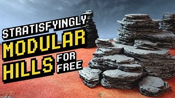 Bouw je eigen 40K modulaire heuvels: doe-het-zelf Warhammer-terrein