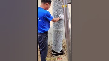 How they place concrete pipe underground : Smart solution of rural man
