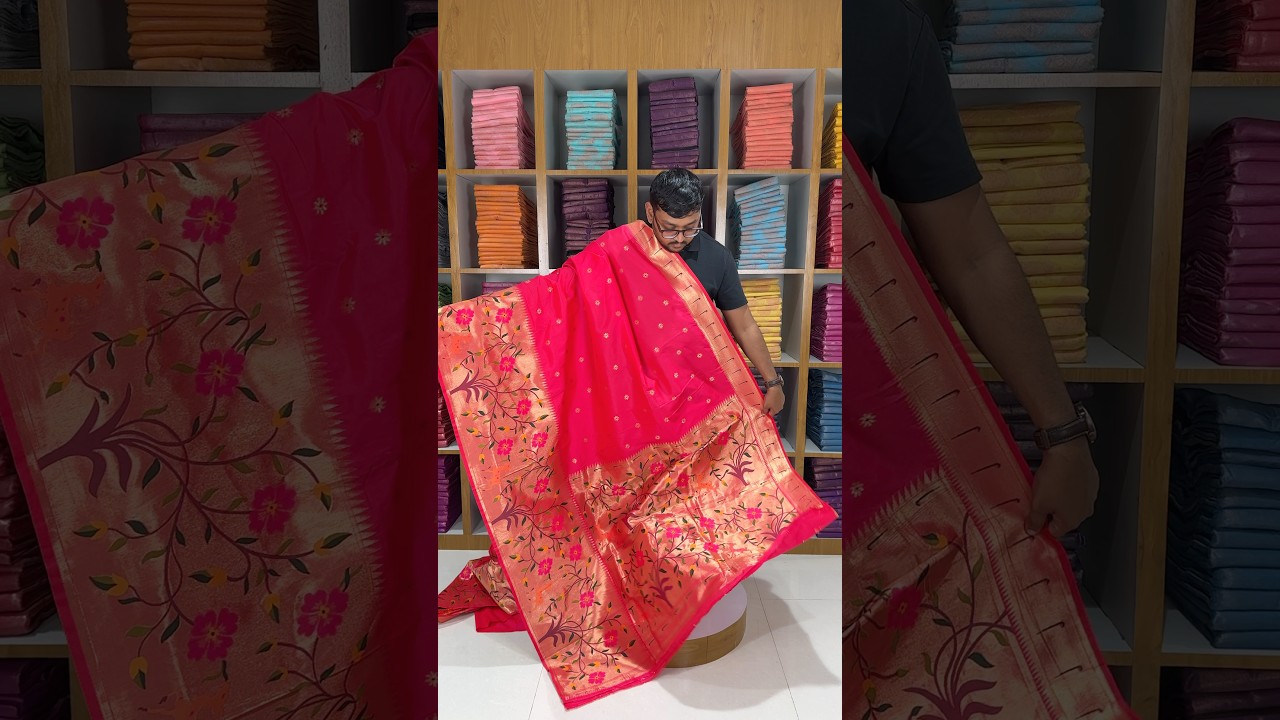 Authentic Paithani Soft Silk Saree