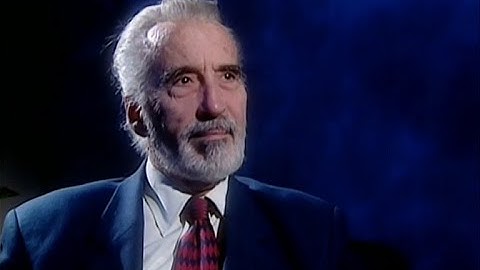 Interview with horror icon Sir Christopher Lee.