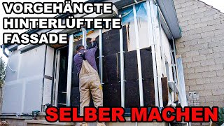 Dämmung Der Außenwand Mit Vorgesetzter Und Hinterlüfteter Fade - Atelier M1Molter Baubericht.