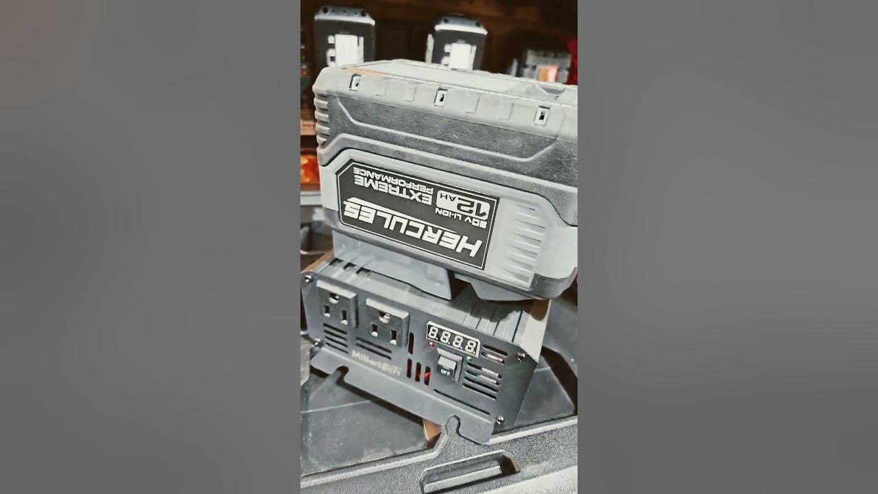 Millertech 1000 watt power tool battery inverter. tool hercules YouTube