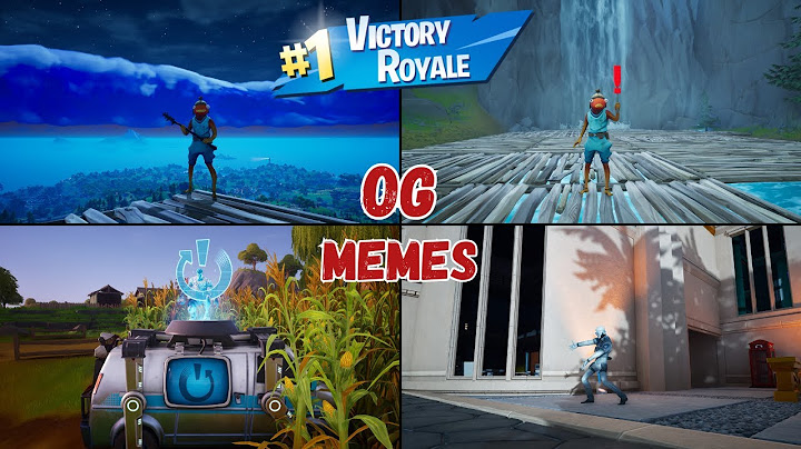 Fortnite - OG Chapter 2 Memes