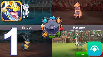 Neo Monsters - Gameplay Walkthrough Part 1 - Tutorial, Rookie League Tryouts (iOS)