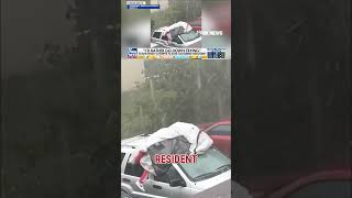 WATCH: Florida man tries to save car during HAILSTORM #foxnews #news #us #fox