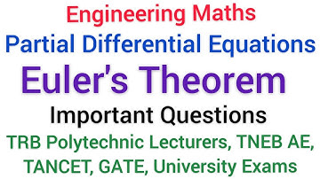 TRB, TNEB, GATE and University Exams: Euler