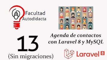 Agenda de contactos con Laravel 8 | Agregar datatable. Cap 13