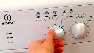 Режимы стирки стиральной машины Indesit