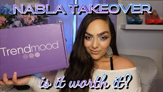 Unboxing the Trendmood Nabla Takeover Box *Trying on the Midnight and Analogue Cutie Pallets*