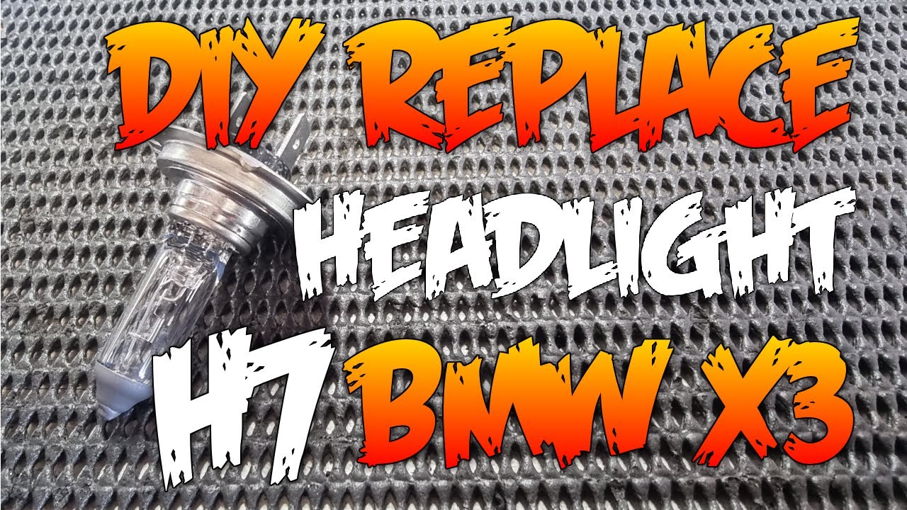 How to change a Headlight Bulb on BMW X3 2011 Xdrive in 45 seconds ...