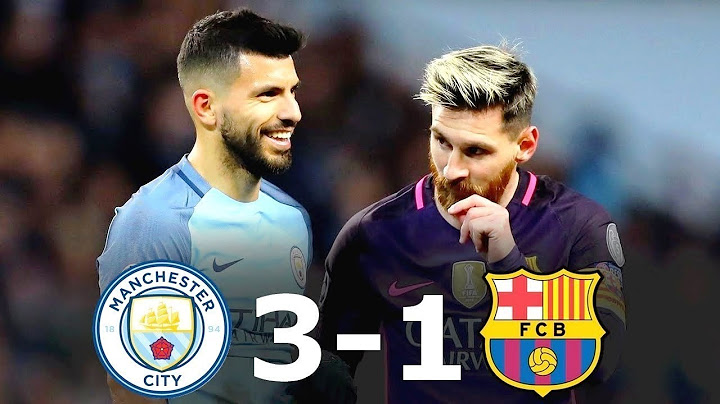 مشاهدة حصرية: مباراة برشلونة ومانشستر سيتي 1-3 في دوري أبطال أوروبا 2016 بتعليق حفيظ دراجي بجودة HD