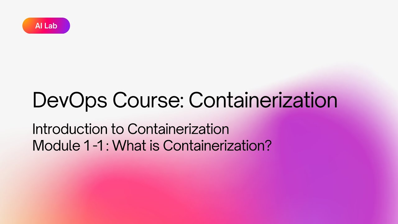 What is Containerization? | Docker DevOps Full Course for Beginners ...