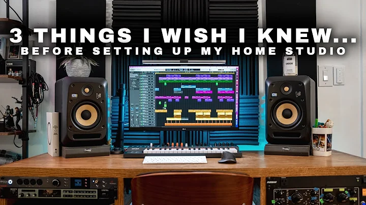 3 Things I wish I knew before setting up my Home Studio...