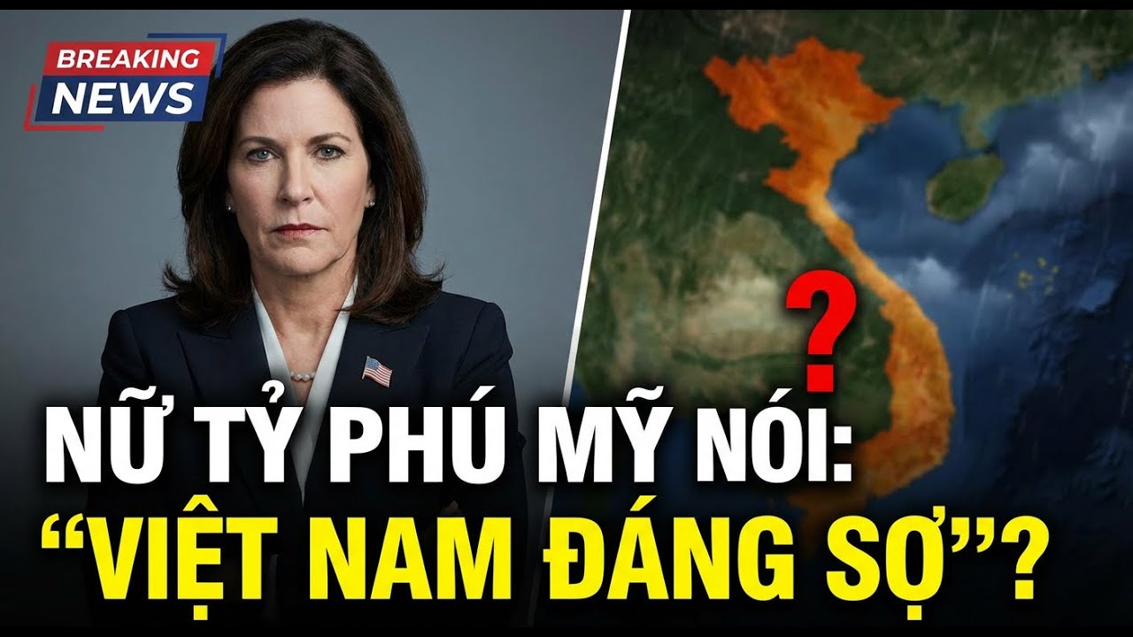 Nữ Tỷ Phú Mỹ Thốt Lên: “Việt Nam Đáng Sợ Quá!” – Khoảnh Khắc Khiến Cả Hội Trường Im Phăng Phắc