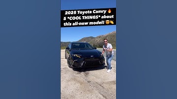 Five Cool Things to Check out on the NEW 2025 Toyota Camry XSE!