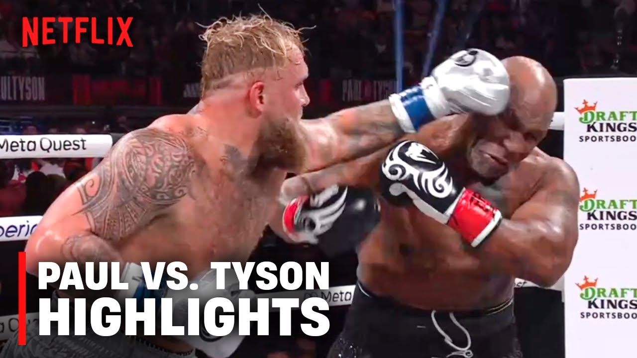 WOW! Mike Tyson VS Jake Paul Full FIGHT HIGHLIGHTS | NETFLIX Knockouts