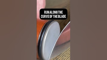 How to sharpen the tip of your kitchen knife with Tumbler Rolling Knife Sharpener