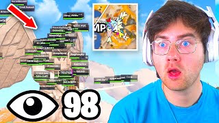 I Got 100 Players To Land On The Statue In Season 2 Fortnite Impossible Tournament