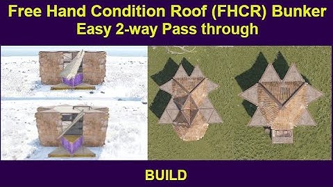 Free-Hand Conditional Roof Bunker (FHCR): Easy 2-way passthrough