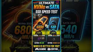 Which is Better for You NVMe vs SATA ? #computer #agraharitechez  #viralreels #ᴠɪʀᴀʟᴘᴏsᴛ  #techie