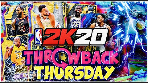 #TBT NBA 2K20 MYTEAM GOAT PACK OPENING! MULTIPLE GALAXY OPAL PULLS + GALAXY OPAL SNIPES!