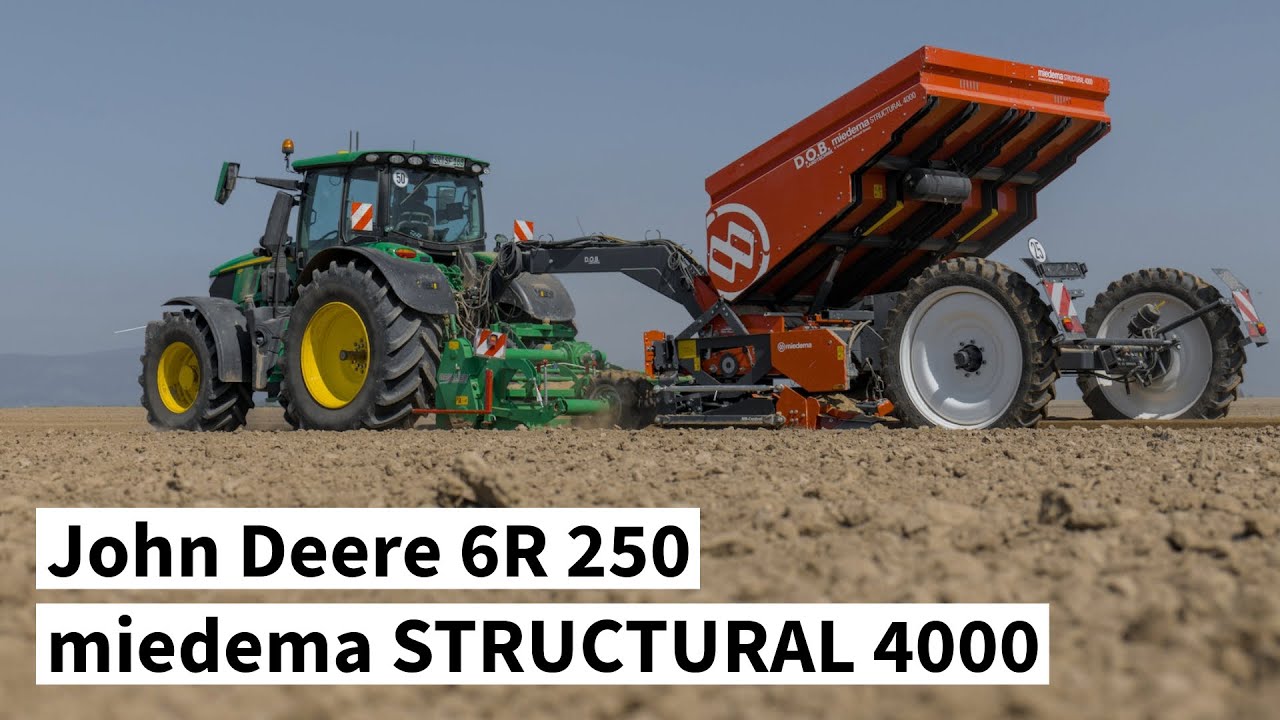 Miedema Structural 4000 | John Deere 6R 250 | Baselier Fräse | Kartoffeln legen 2025