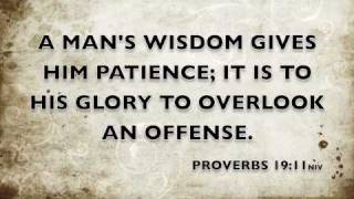 proverbs 19:11 take revenge?