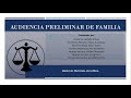 Audiencia Preliminar de Familia en El Salvador - Proceso de Cuidado Personal.