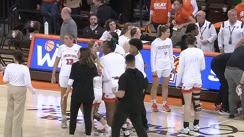 Memphis player strikes Bowling Green player in handshake line // College Basketball //PK VOICE 3