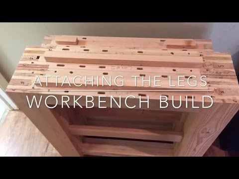 design - How to attach 2.5 bench top to legs - Woodworking Stack