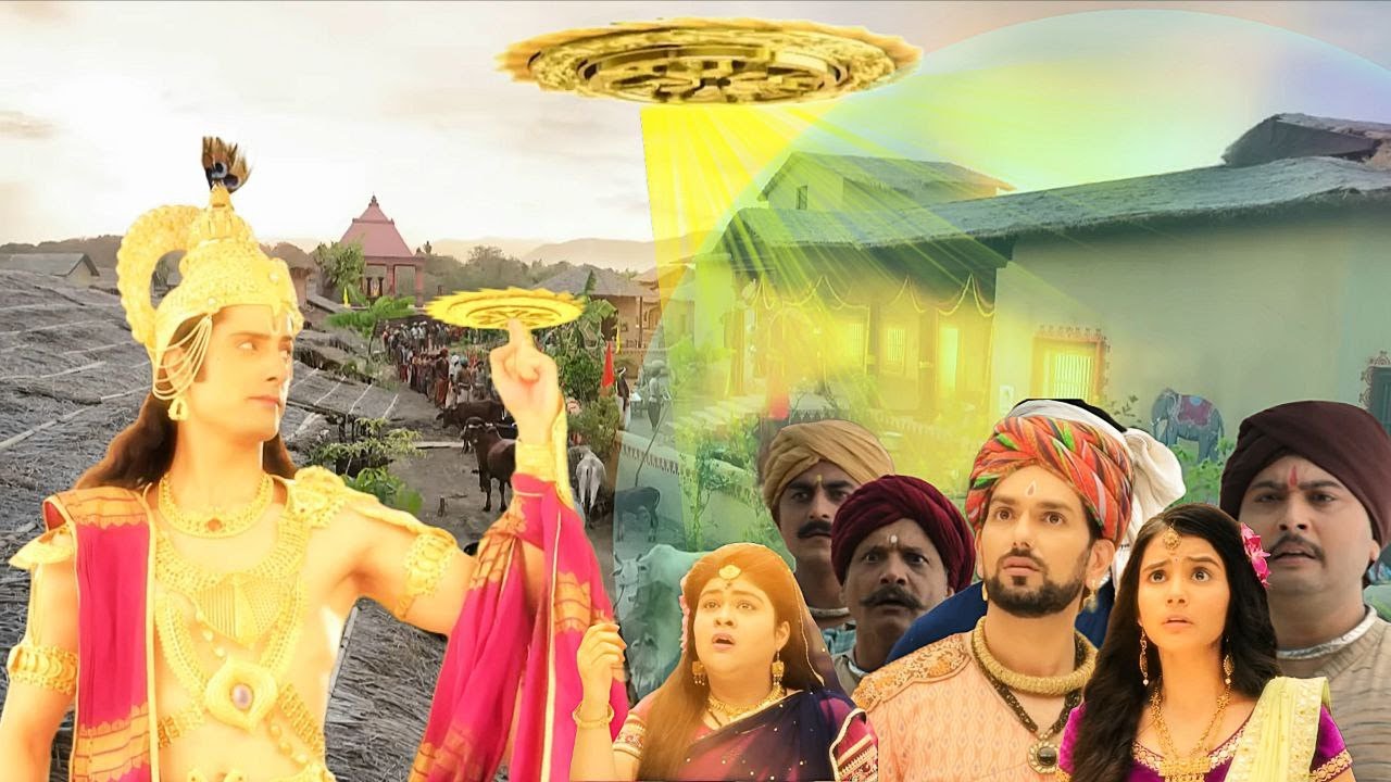 भगवान विष्णु ने अपने चक्र से रचा नंदभवन पर सुरक्षा कवच! || Yashomati Maiyaa Ke Nandlala ||