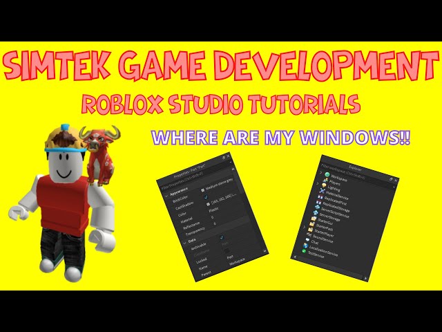 V2) Como abrir propriedades, explorer e output no Roblox Studio 