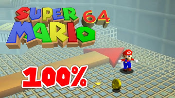 Super Mario 64 100% Walkthrough - Tick Tock Clock - Course 14