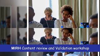 Final Content review and Validation workshop