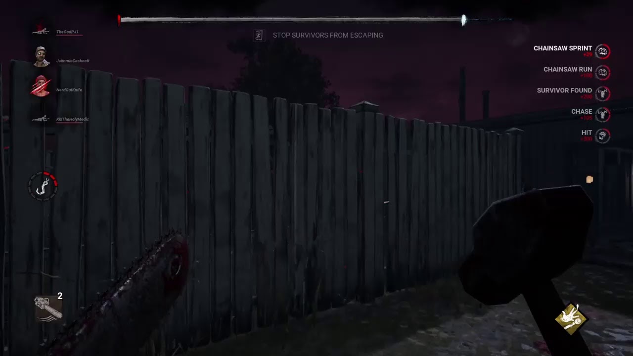 Level 1 dbd killer game play