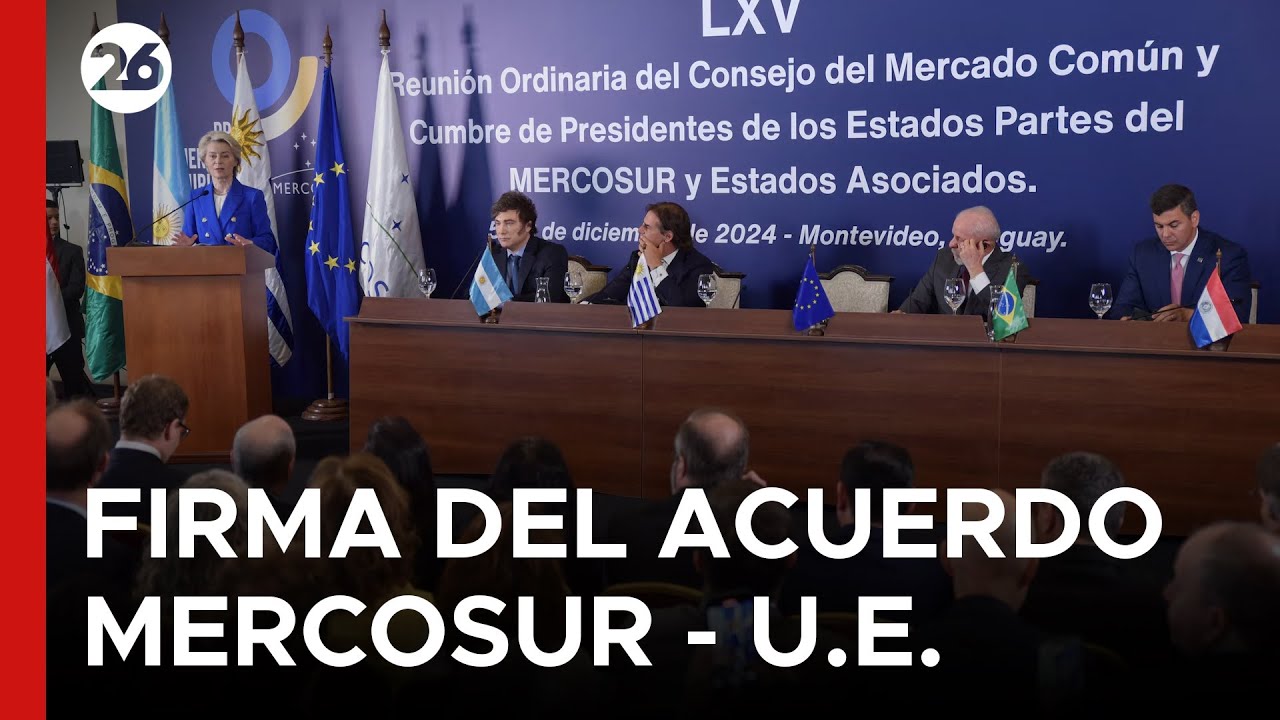 🔴 AHORA - ASUNCIÓN | HISTÓRICO | Se firma el acuerdo tras 25 años de negociaciones