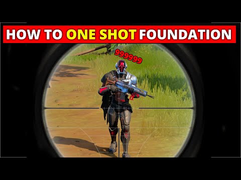 How to ONE SHOT the Foundation NPC in Fortnite Chapter 3! *MYTHIC MK-SEVEN ASSAULT RIFLE*