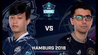 Dota 2 - evos vs. nip group b game day 1 esl one hamburg 2018