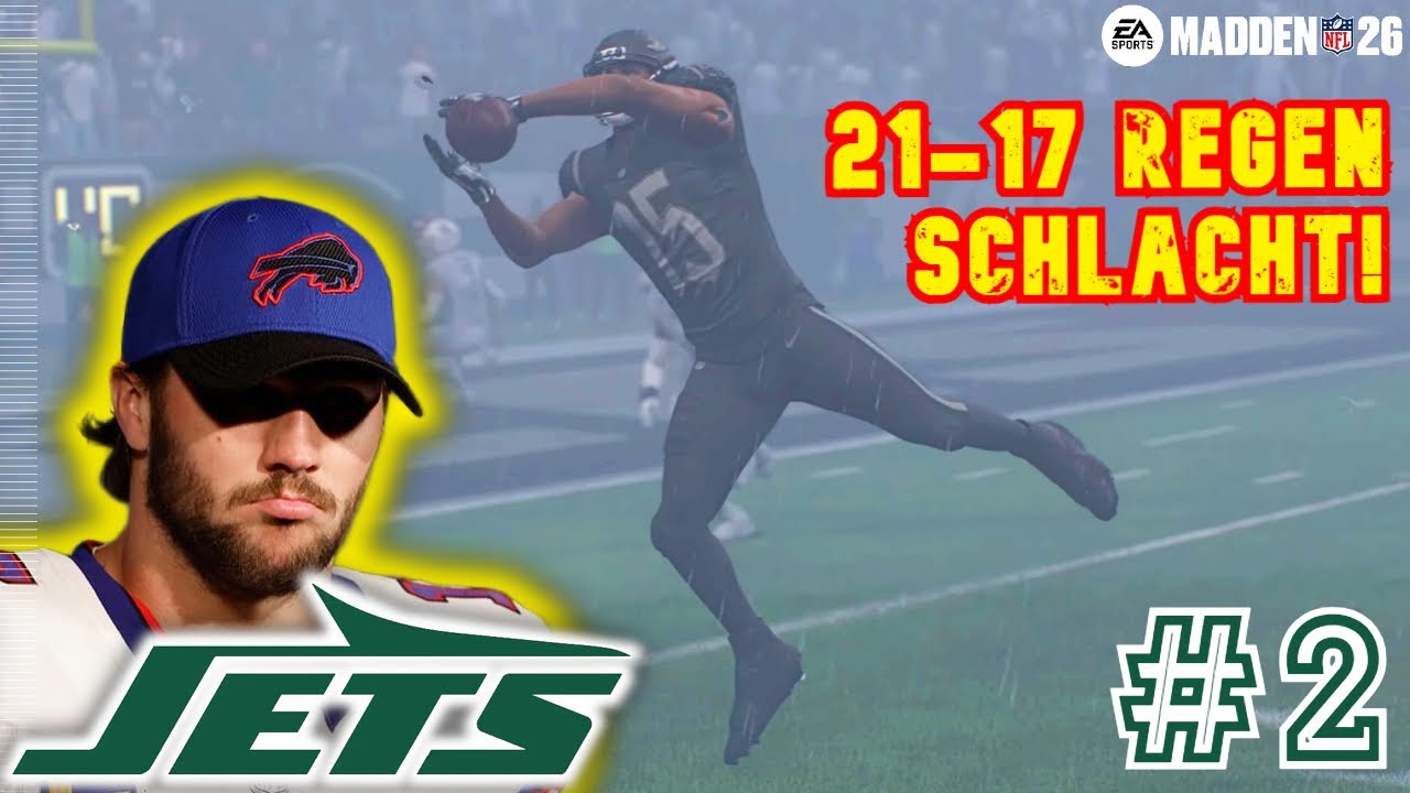 JOSH ALLEN VERZWEIFELT! 🌧️ | New York Jets Rebuild #2 | Madden 26 Deutsch