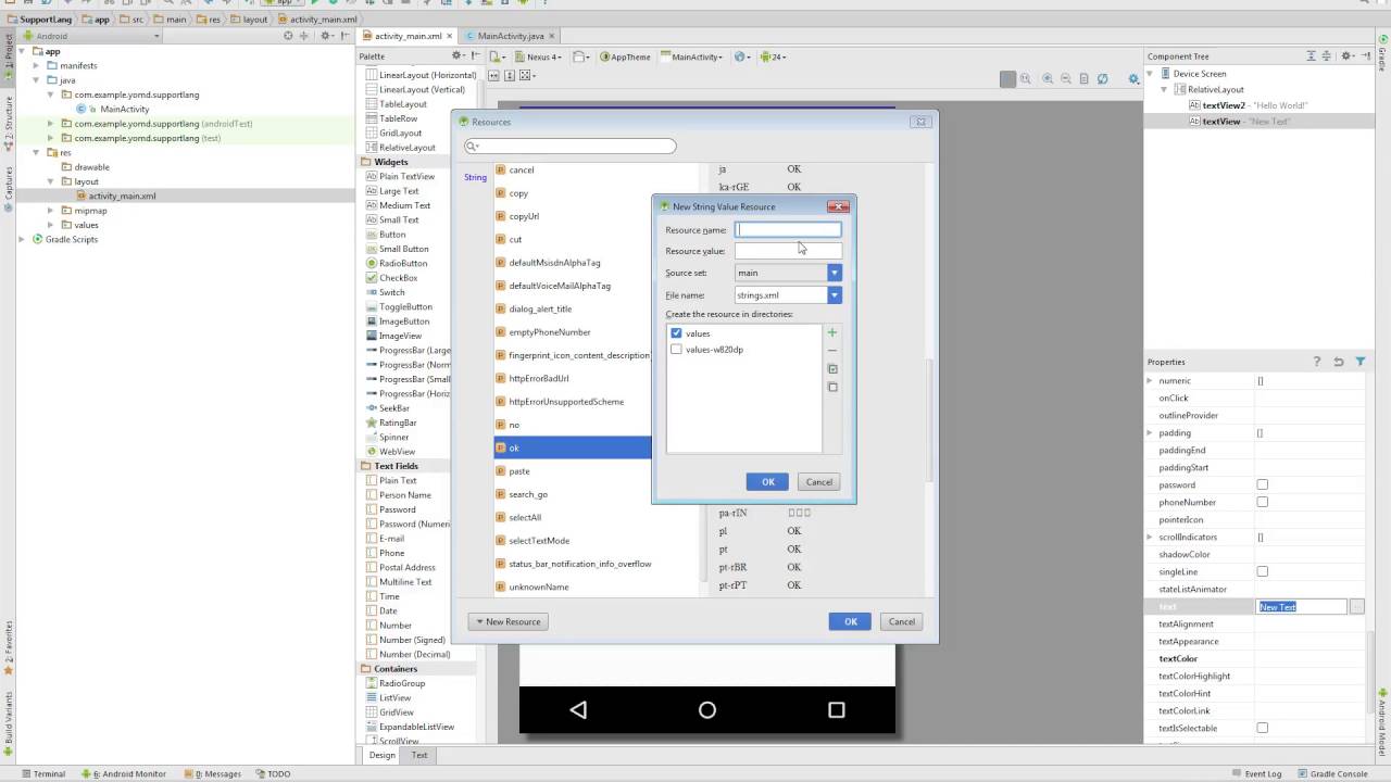 Android developer Supporting different languages part 1 version 2016 ...