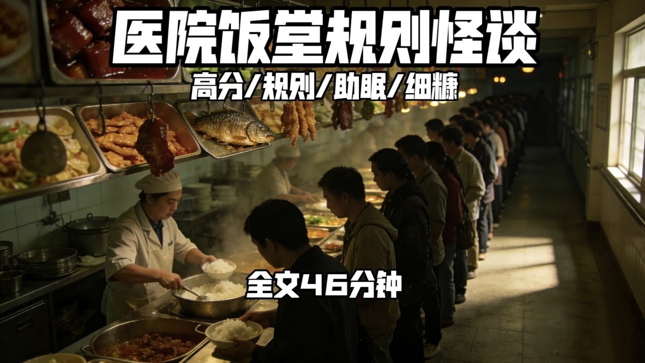 醫院飯堂工作規則怪談｜恐怖故事｜助眠｜守則怪談