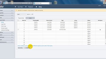 How to configure NVR raid function