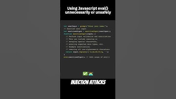 Using eval() unnecessarily or unsafely #javascript #codingtips #webdevelopment #programmingtips