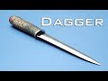 Knife Making | Making a Dagger Knife with a rope handle