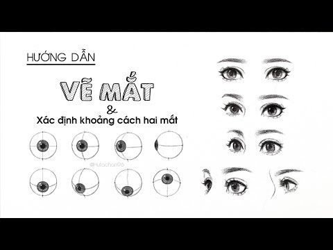Video: Cách Vẽ Mắt Con Gái