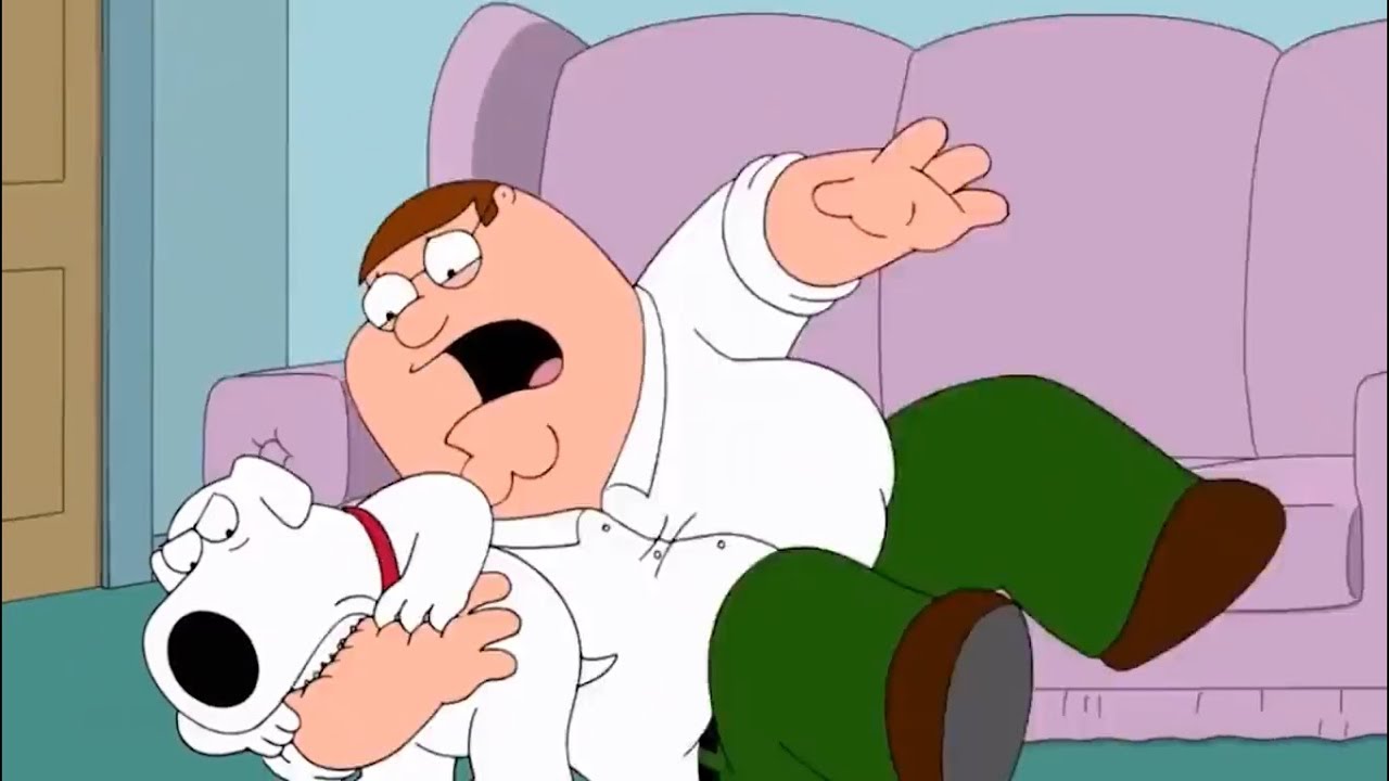 Family Guy Brian Bites Peter YouTube
