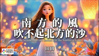 【高清MV】田園 - 南方的風吹不起北方的沙【Pinyin   Eng Sub | AI音樂視頻 | 繁體拼音英文動態字幕】Tian Yuan【田园 - 南方的风吹不起北方的沙】