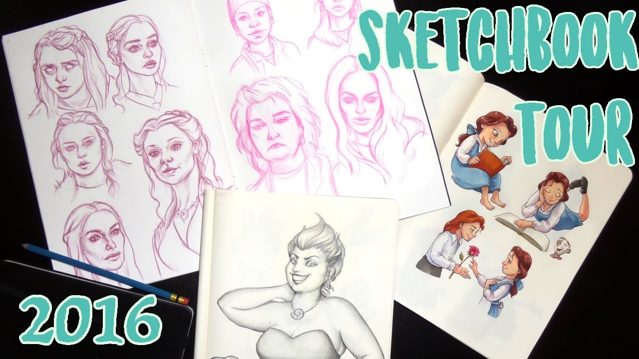 Sketchbook Tour - 2016 - YouTube
