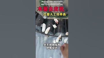 Abrasive Type Cassava Peeling Machine